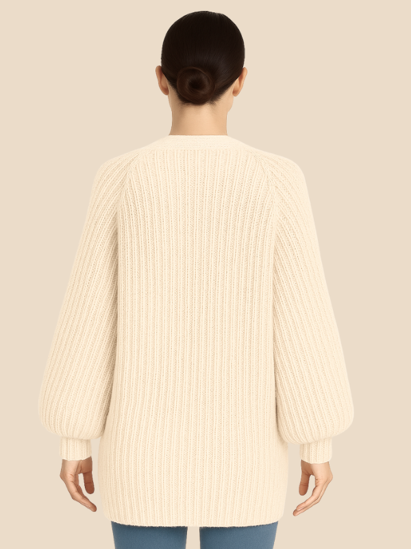 Isabella | Strikket Oversized Cardigan til Kvinder