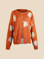 Indiana | Daisy Print Cardigan til Kvinder
