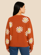 Indiana | Daisy Print Cardigan til Kvinder