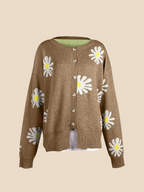 Indiana | Daisy Print Cardigan til Kvinder