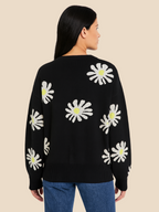 Indiana | Daisy Print Cardigan til Kvinder
