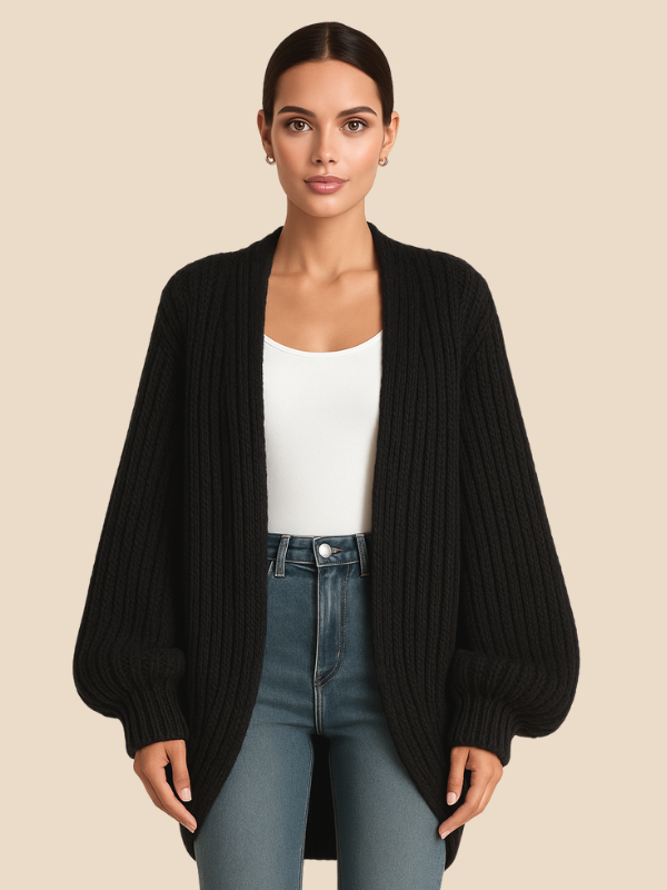 Isabella | Strikket Oversized Cardigan til Kvinder
