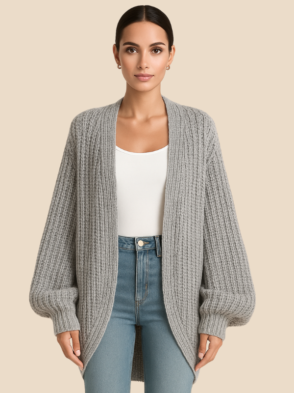 Isabella | Strikket Oversized Cardigan til Kvinder