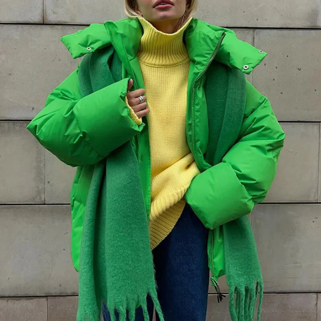 BORA – oversized pufferjakke til damer