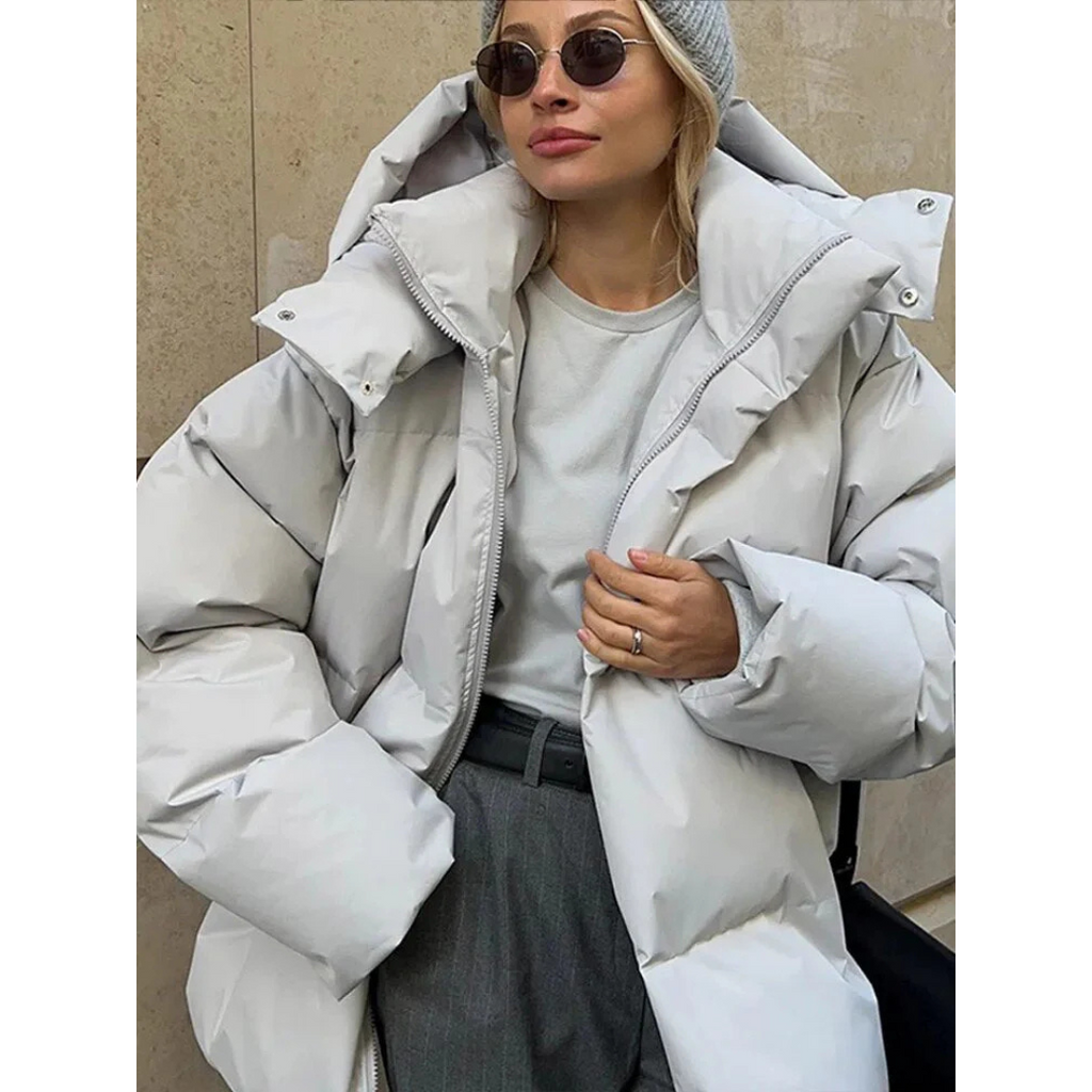 BORA – oversized pufferjakke til damer