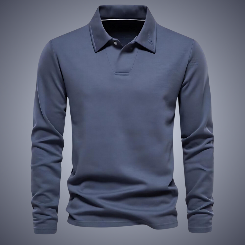 OLDO – Herre polo med lange ærmer