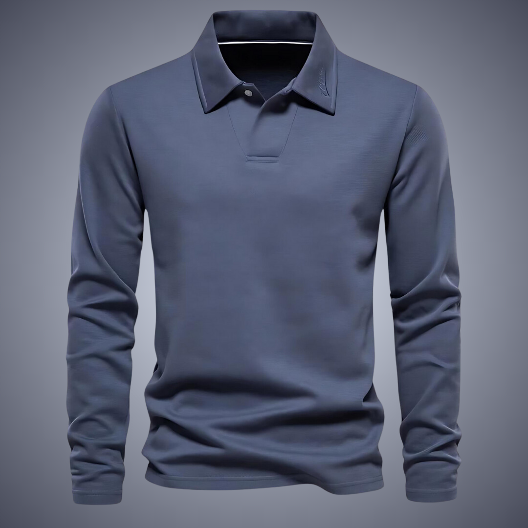 OLDO – Herre polo med lange ærmer