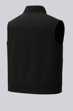 Oliver – Herre Casual Ståkrave Vest Sort