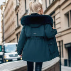 MARJA – Lang dame vinterjakke med krave