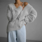 AISTE – oversized cardigan til damer