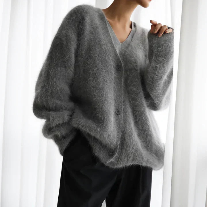 AISTE – oversized cardigan til damer