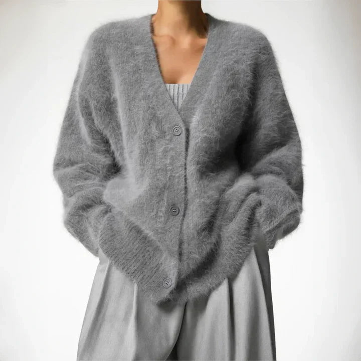 AISTE – oversized cardigan til damer