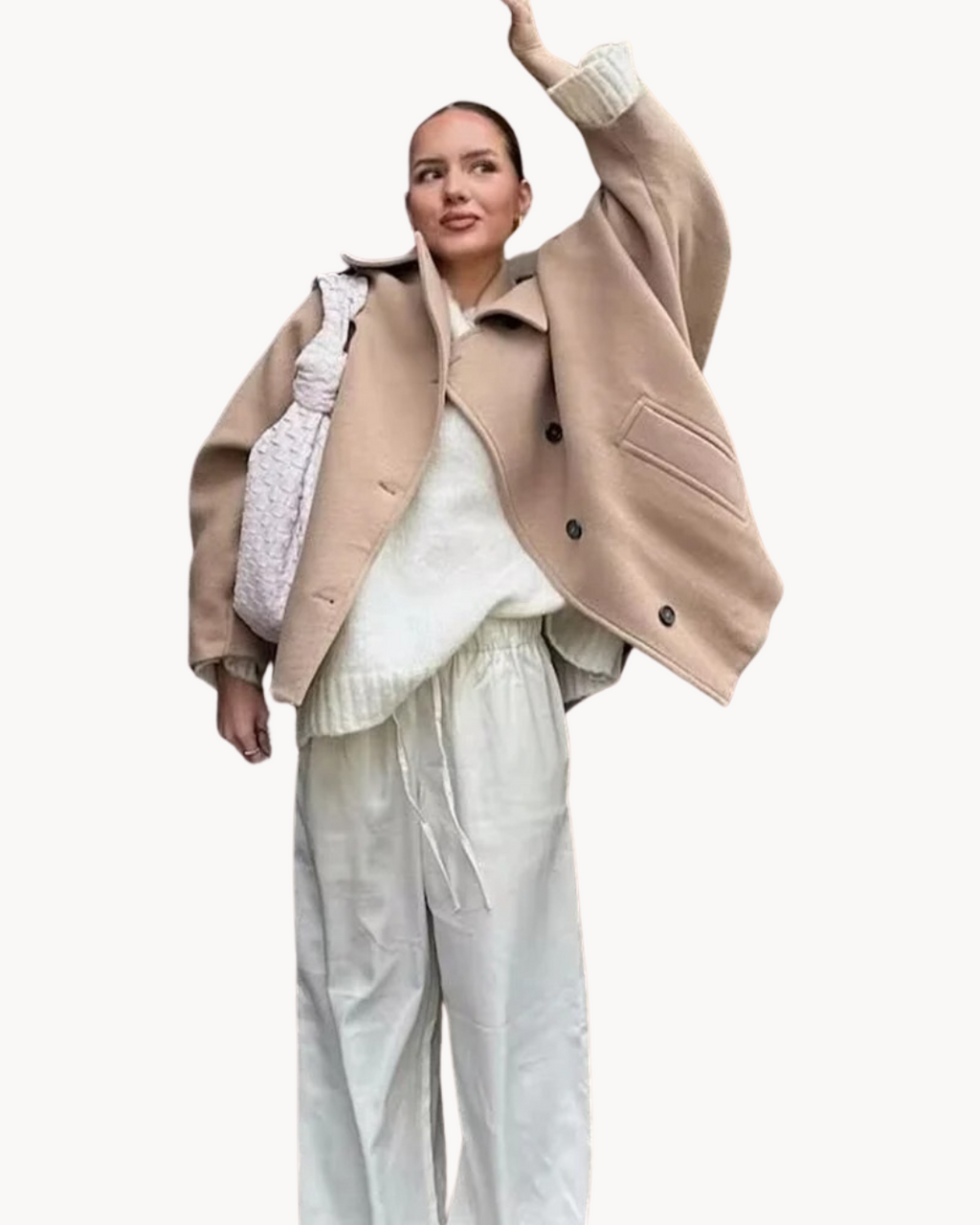 LUMMI – Kort dame trenchcoat