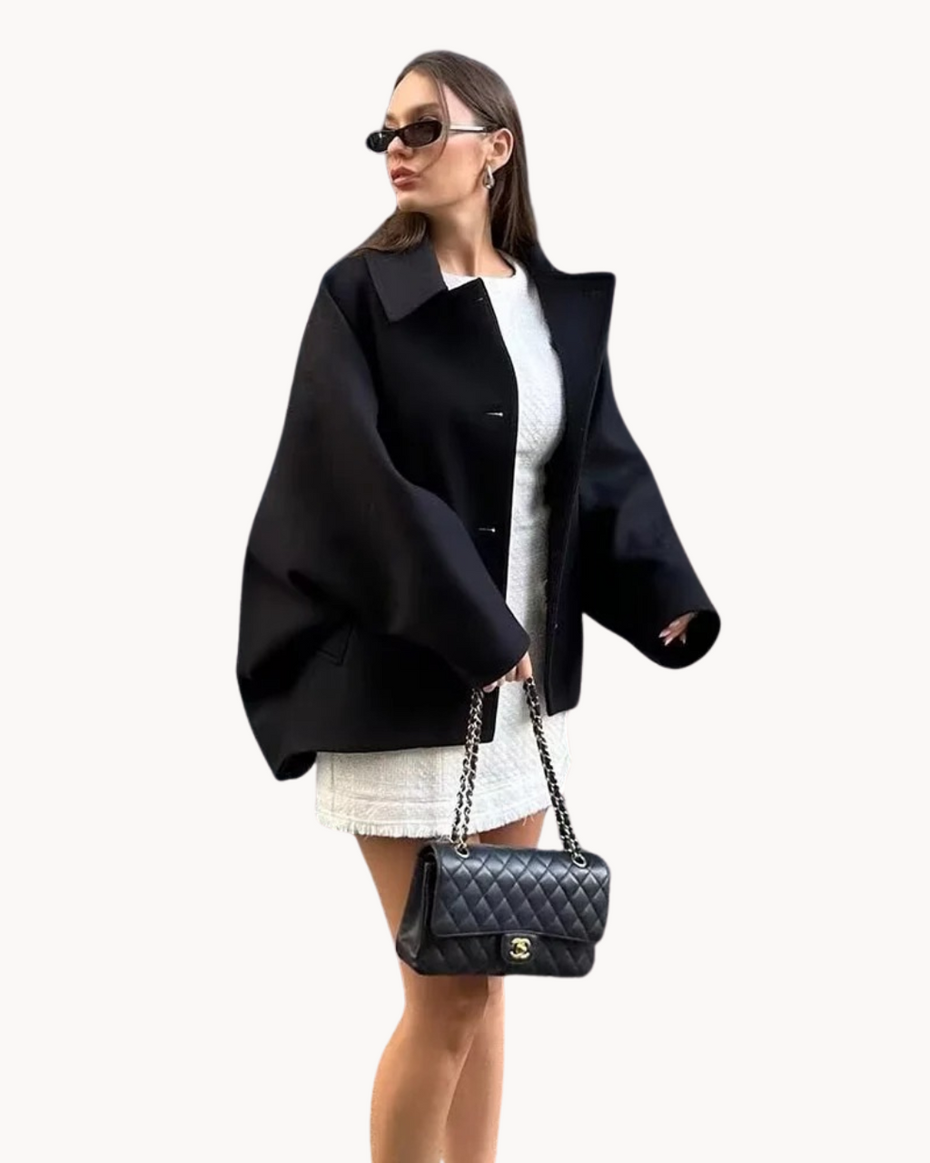 LUMMI – Kort dame trenchcoat