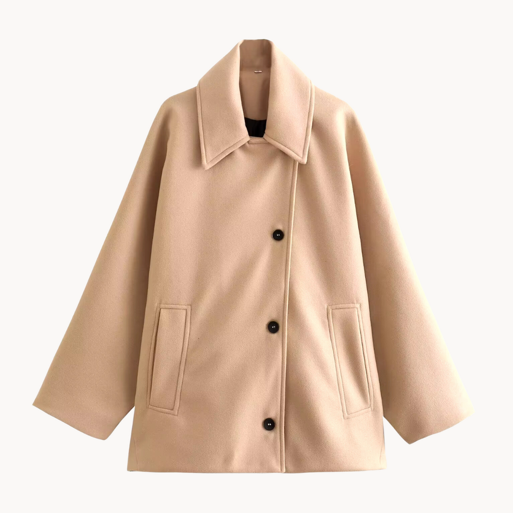 LUMMI – Kort dame trenchcoat
