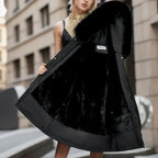 MARJA – Lang dame vinterjakke med krave