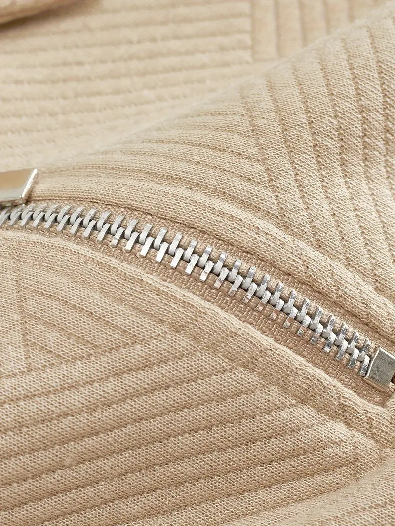 MANUEL – herretrøje med halv lynlås