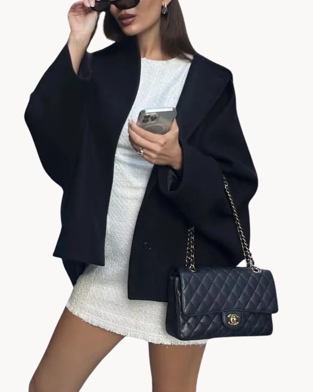 LUMMI – Kort dame trenchcoat