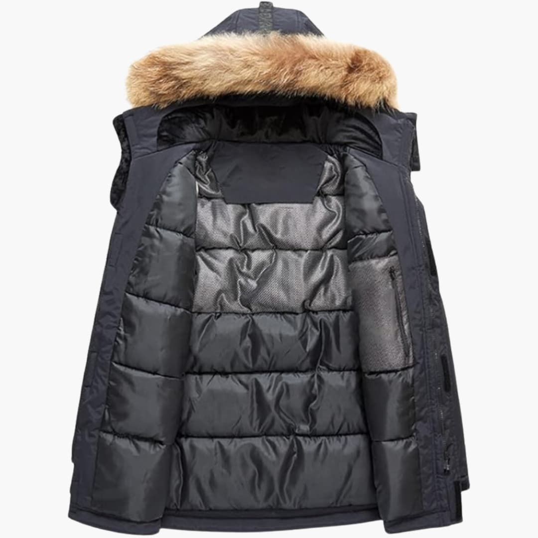 BOWEN – vinterjakke til herrer med kravekant