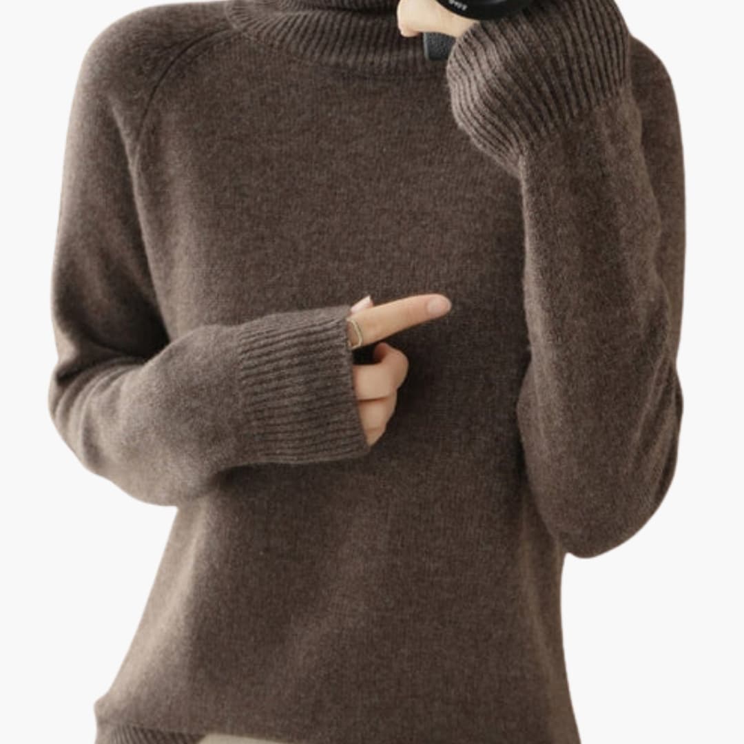 CHRISTAL – trøje til damer med krave