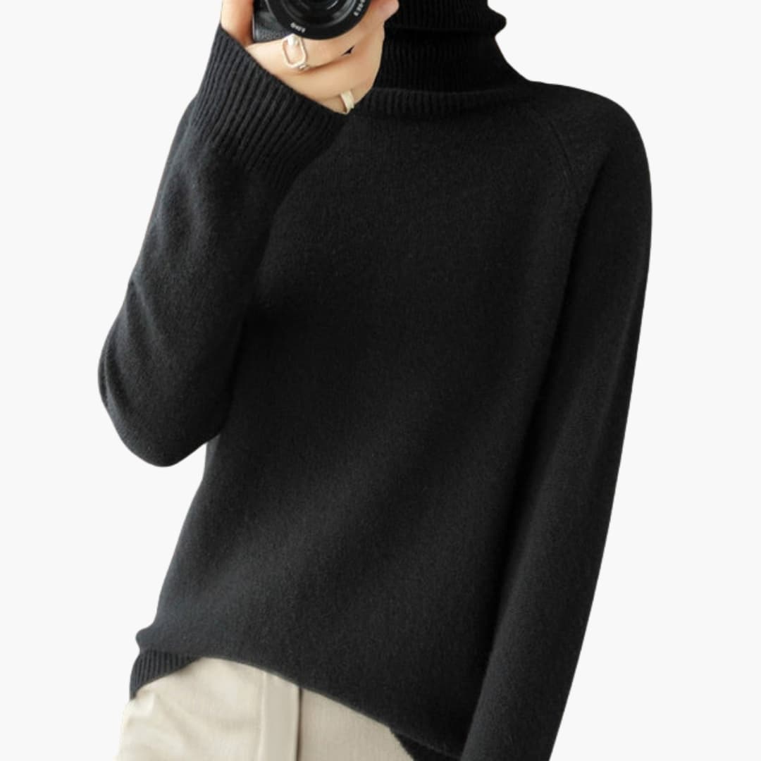 CHRISTAL – trøje til damer med krave