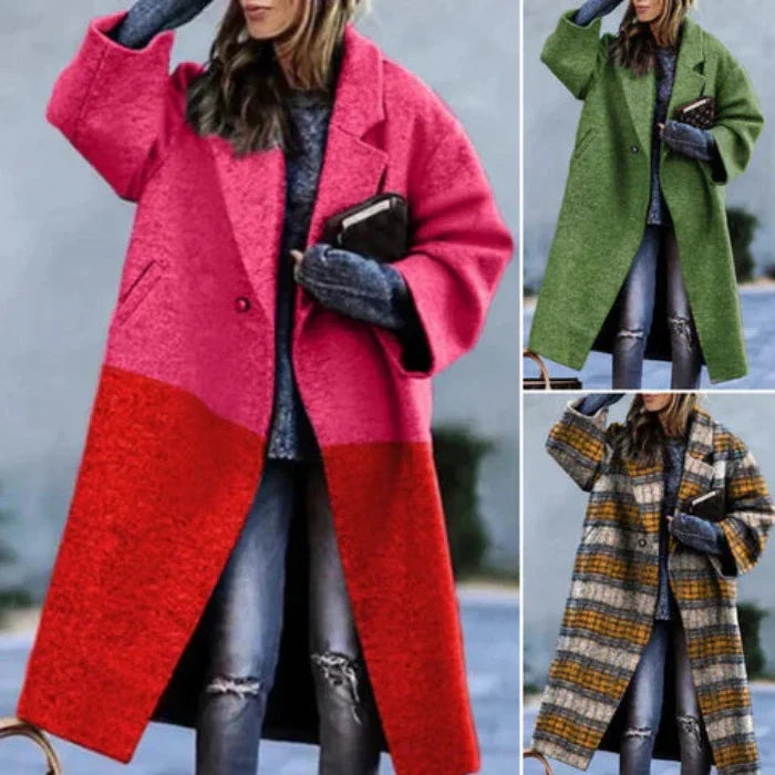 INDA – Farverig dame vinterjakke