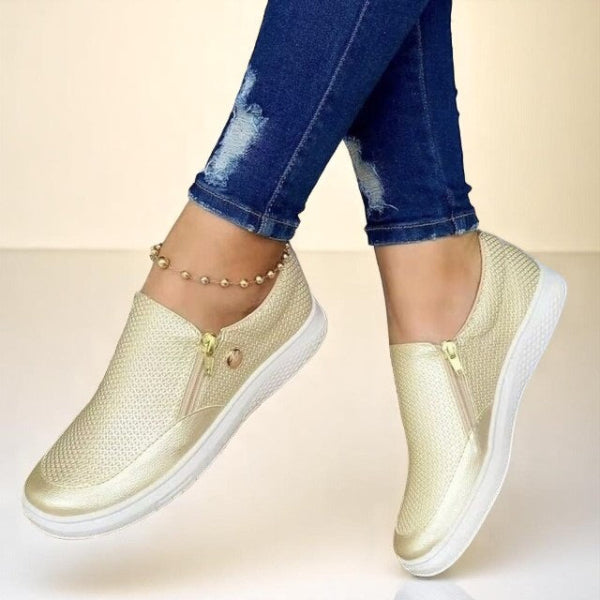 KIRRA – Moderne dame sko med lynlås