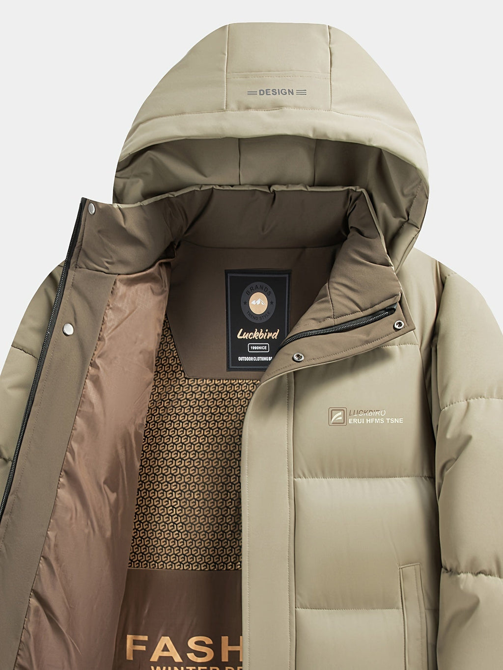 JANI – Herre vinterjakke med hætte