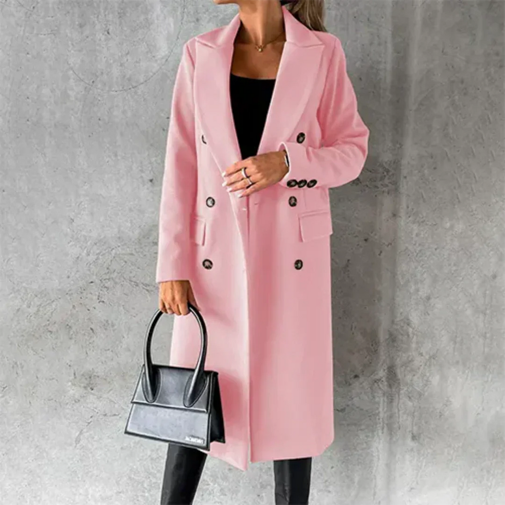 AMEA – lang trenchcoat til damer