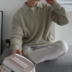 JOHN – Sweater med lynlås til herrer